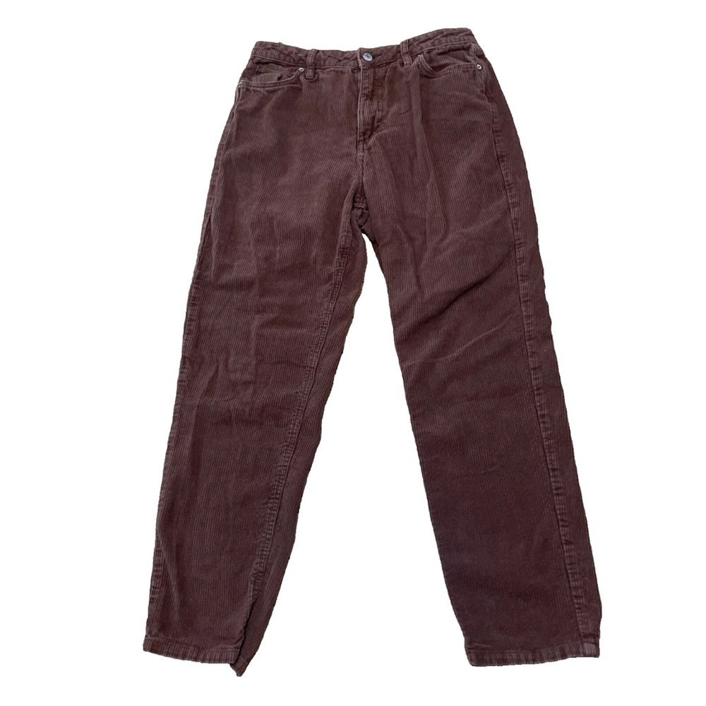 BDG Corduroy Pants Women 29 Mom High Rise Western Brown Preppy Cords 30x28